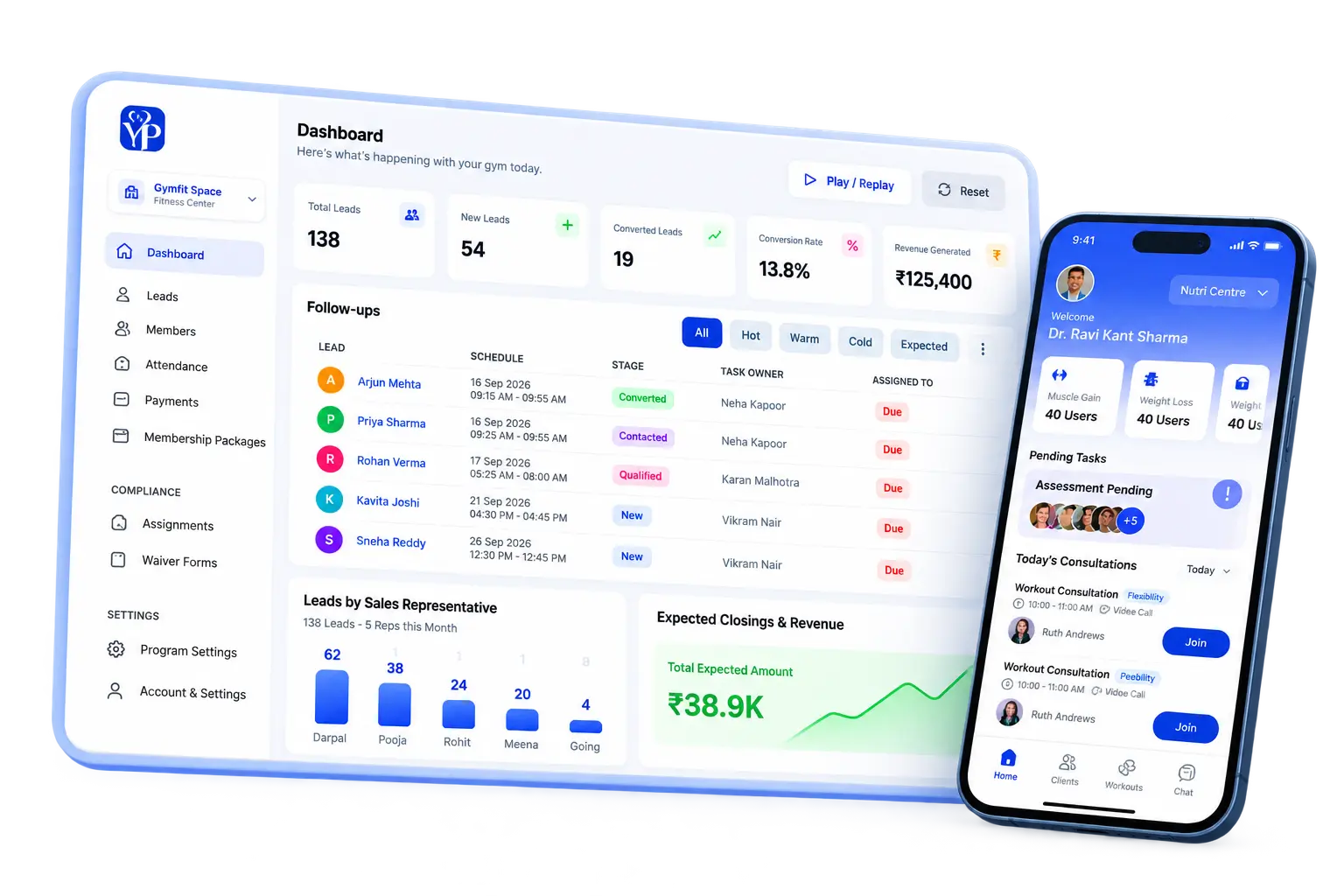 CRM Mockup
